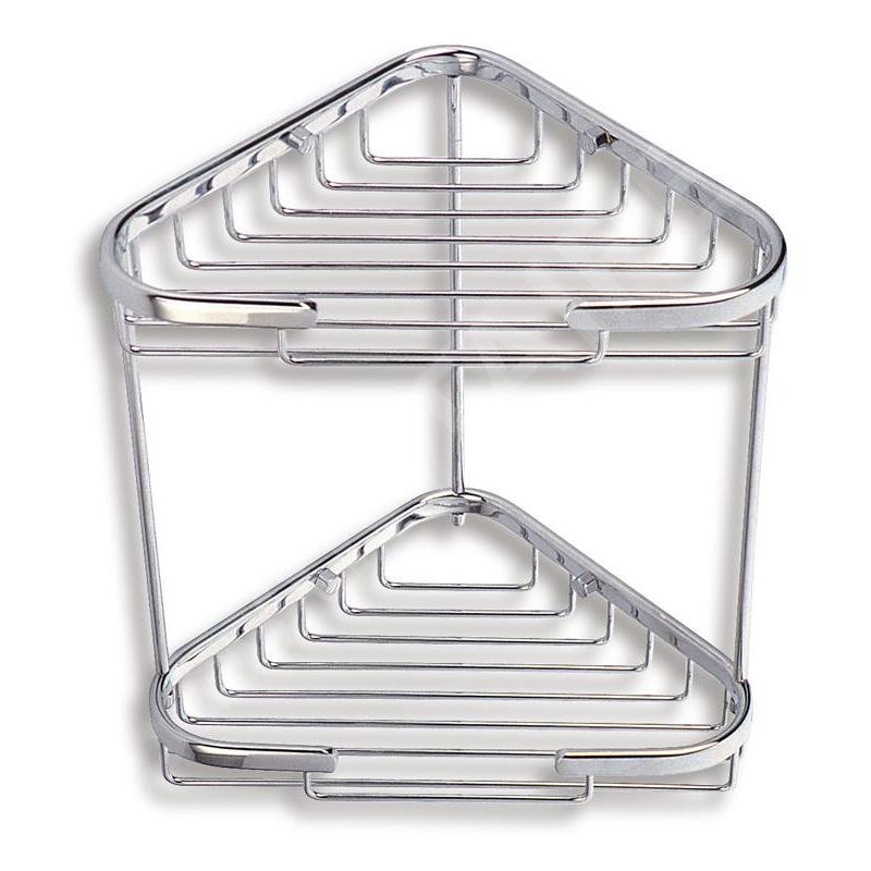 Novaservis Accessoires métalliques - Double étagère d’angle, petite, chrome 6071,0 Novaservis Accessoires métalliques - Double étagère d’angle, petite, chrome 6071,0
