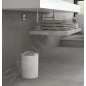 Aqualine Accessoires - Poubelle 6 L, blanc 120902