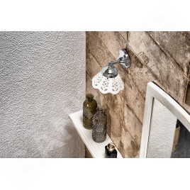 Sapho Retro - Meuble pour lavabo 890x800x480 mm, blanc antique 1621