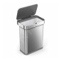 Simplehuman Poubelles - Poubelle sans contact avec commande de voix et de mouvement, 58 l, inox brossé ST2031