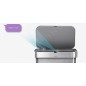 Simplehuman Poubelles - Poubelle sans contact avec commande de voix et de mouvement, 58 l, inox brossé ST2031