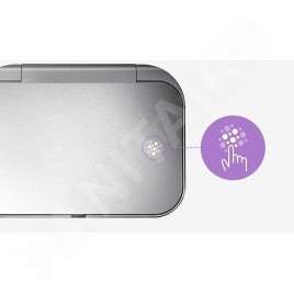 Simplehuman Poubelles - Poubelle sans contact avec commande de voix et de mouvement, 58 l, inox brossé ST2031