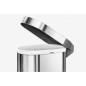 Simplehuman Poubelles - Poubelle 45 l Slim, inox brossé CW2044