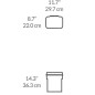 Simplehuman Poubelles - Poubelle encastrée de 10 l CW1643