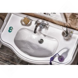 Sapho Retro - Meuble pour lavabo 890x800x480 mm, blanc antique 1621