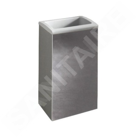 Keuco Collection Moll - Poubelle ouverte, murale, anthracite/chrome 12788010001