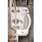 Sapho Retro - Meuble pour lavabo 890x800x480 mm, blanc antique 1621 Sapho Retro - Meuble pour lavabo 890x800x480 mm, blanc antique 1621