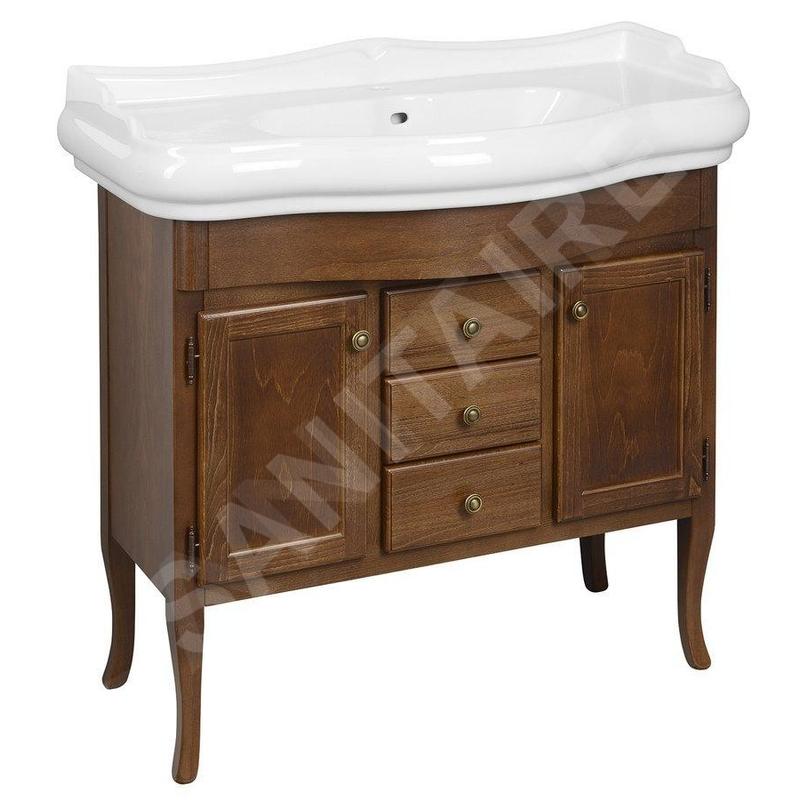 Sapho Retro - Meuble pour lavabo 890x800x480 mm, hêtre 1620 Sapho Retro - Meuble pour lavabo 890x800x480 mm, hêtre 1620
