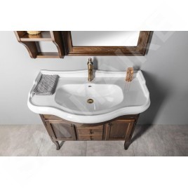Sapho Retro - Meuble pour lavabo 890x800x480 mm, hêtre 1620