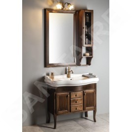 Sapho Retro - Meuble pour lavabo 890x800x480 mm, hêtre 1620