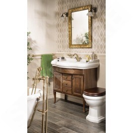 Sapho Retro - Meuble pour lavabo 890x800x480 mm, hêtre 1620