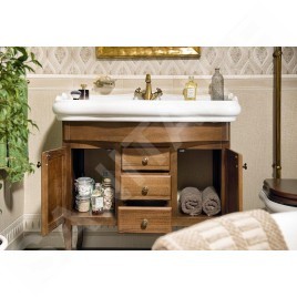Sapho Retro - Meuble pour lavabo 890x800x480 mm, hêtre 1620