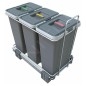 Elletipi Ecofil - Poubelle intégrée, divisée, 24 L PF01 34A3