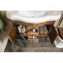 Sapho Retro - Meuble pour lavabo 890x800x480 mm, hêtre 1620