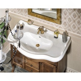 Sapho Retro - Meuble pour lavabo 890x800x480 mm, hêtre 1620