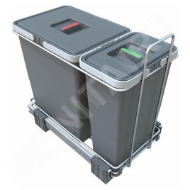 Elletipi Ecofil - Poubelle intégrée, divisée, 26 L PF01 34A1