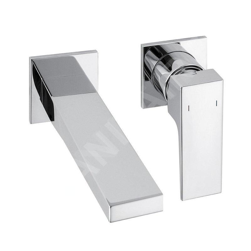 Sapho Dimy - Mitigeur de lavabo encastré avec corps d’encastrement, installation 2 trous, chrome DM018