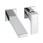 Sapho Dimy - Mitigeur de lavabo encastré avec corps d’encastrement, installation 2 trous, chrome DM018