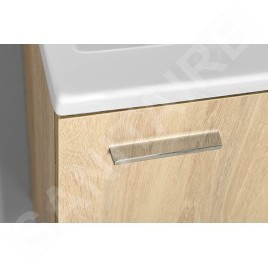 Aqualine Zoja - Meuble lavabo 440x500x235 mm, chêne platine 51046DP