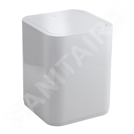Sapho Gedy Seventy - Poubelle 8 l, blanc 630922