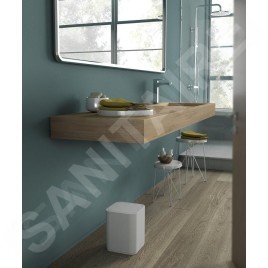 Sapho Gedy Seventy - Poubelle 8 l, blanc 630922