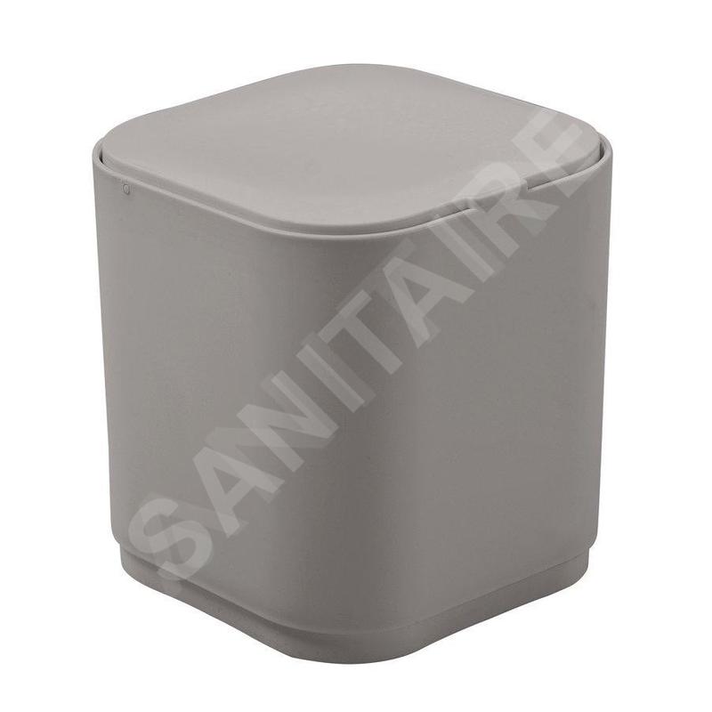Sapho Gedy Seventy - Poubelle de table, 1,2 l, beige 630866