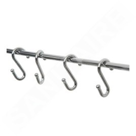 Compactor Bestlock Magic - Tringle de suspension, 8 crochets, chrome RAN6976