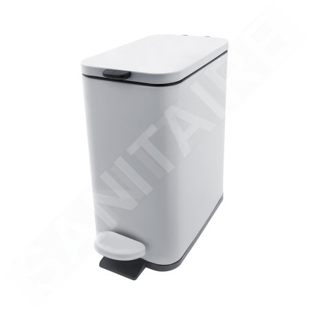 Nimco Poubelles - Poubelle 5 L, blanc mat KOS 11005-05