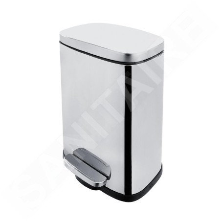 Nimco Poubelles - Poubelle 5 L, acier inoxydable KOS 8005-18