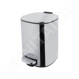 Nimco Poubelles - Poubelle 5 L, acier inoxydable KOS 9005-18