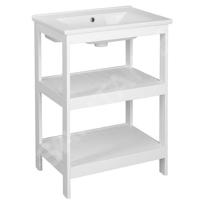 Aqualine Etide - Meuble lavabo 615x850x440 mm, blanc mat ET610 Aqualine Etide - Meuble lavabo 615x850x440 mm, blanc mat ET610