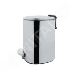 Nimco Poubelles - Poubelle 5 L, acier inoxydable KOS 9005-18