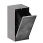 Hansgrohe XtraStoris Rock - Poubelle à encastrer 2,5 l, acier brossé 56063800
