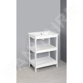 Aqualine Etide - Meuble lavabo 615x850x440 mm, blanc mat ET610