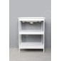 Aqualine Etide - Meuble lavabo 615x850x440 mm, blanc mat ET610 Aqualine Etide - Meuble lavabo 615x850x440 mm, blanc mat ET610