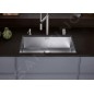 Blanco Claron 700 - Évier, 740x440 mm, inox Durinox 523387