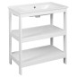 Aqualine Etide - Meuble lavabo 715x850x440 mm, blanc mat ET720 Aqualine Etide - Meuble lavabo 715x850x440 mm, blanc mat ET720