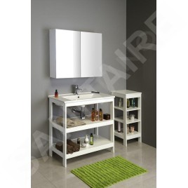Aqualine Etide - Meuble lavabo 715x850x440 mm, blanc mat ET720