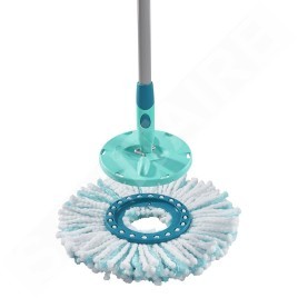 Leifheit Nettoyage - Set balai à franges Clean Twist Disc Mop Ergo Mobile 52102