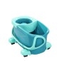 Leifheit Nettoyage - Set balai à franges Clean Twist Disc Mop Ergo Mobile 52102