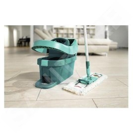 Leifheit Nettoyage - Le kit essore-housse Profi sur roulettes avec lave-sol 55096
