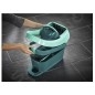 Leifheit Nettoyage - Le kit essore-housse Profi sur roulettes avec lave-sol 55096