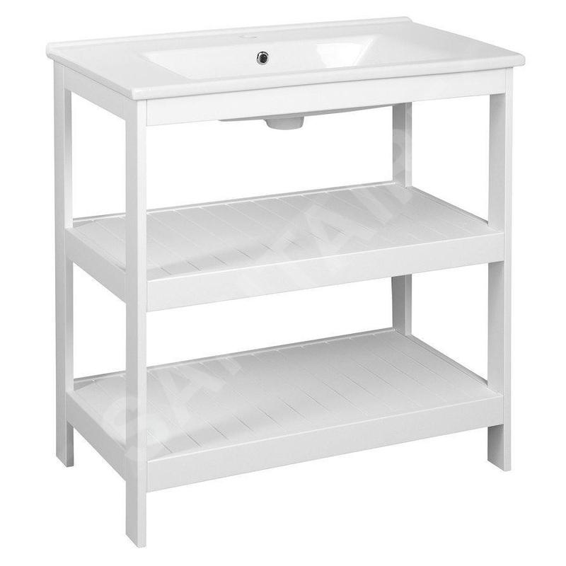 Aqualine Etide - Meuble lavabo 815x850x440 mm, blanc mat ET830 Aqualine Etide - Meuble lavabo 815x850x440 mm, blanc mat ET830