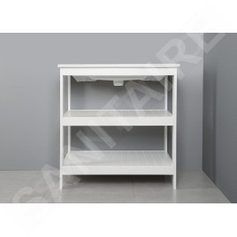Aqualine Etide - Meuble lavabo 815x850x440 mm, blanc mat ET830