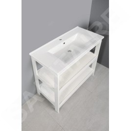 Aqualine Etide - Meuble lavabo 815x850x440 mm, blanc mat ET830