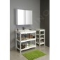 Aqualine Etide - Meuble lavabo 815x850x440 mm, blanc mat ET830 Aqualine Etide - Meuble lavabo 815x850x440 mm, blanc mat ET830