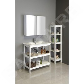 Aqualine Etide - Meuble lavabo 815x850x440 mm, blanc mat ET830