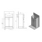 Aqualine Simplex Eco - Armoire avec lavabo 470x835x290 mm, blanc SIME500 Aqualine Simplex Eco - Armoire avec lavabo 470x835x290 mm, blanc SIME500