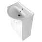 Aqualine Simplex Eco - Armoire avec lavabo 470x835x290 mm, blanc SIME500 Aqualine Simplex Eco - Armoire avec lavabo 470x835x290 mm, blanc SIME500