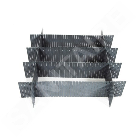 Compactor Free - Organiseur de tiroir 440x100 mm, gris RAN7033